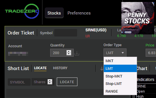 Plataforma ZeroFREE da corretora TRADEZERO