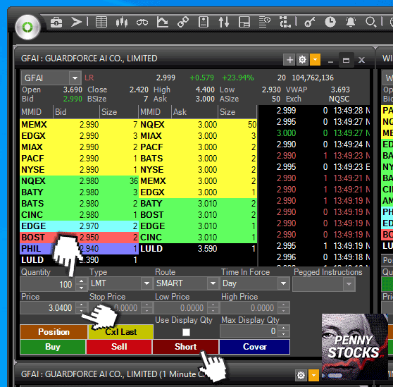 Shortar ações na TradeZero