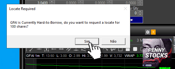 Shortar ações na TradeZero